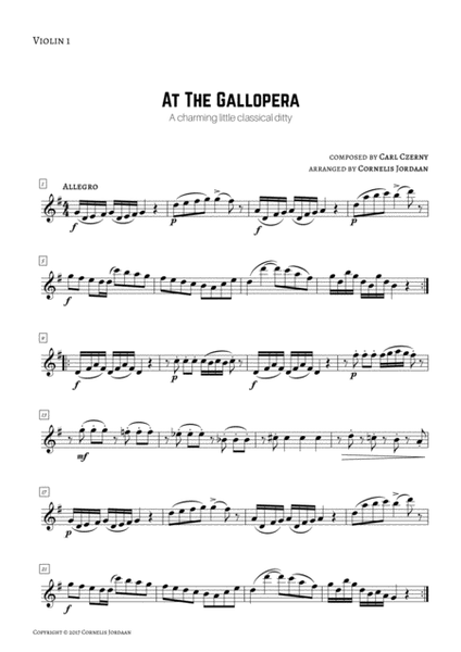 At the Gallopera, for 3 violins & viola image number null