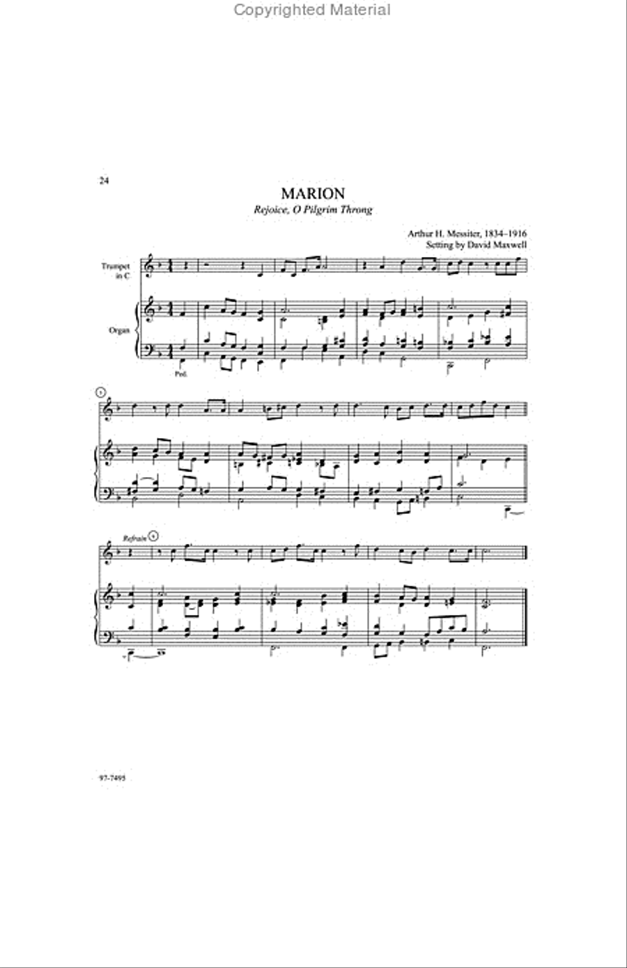 Final Stanzas: Hymn Settings for Organ and Descanting Instrument, Vol. 3 Organ scores gallery preview page 19
