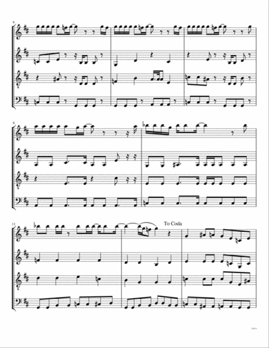 Sgt. Pepper's Lonely Hearts Club Band Woodwind Quartet scores gallery preview page 3