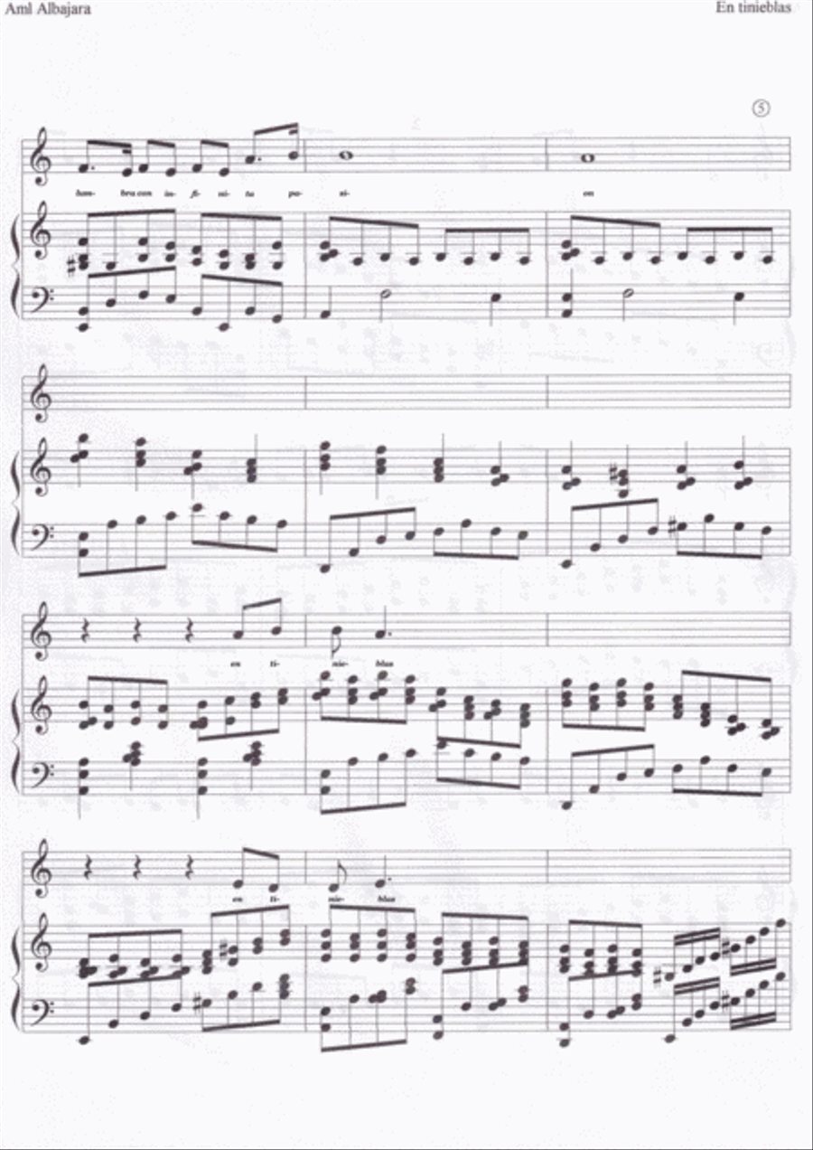 En Tinieblas Voice scores gallery preview page 6
