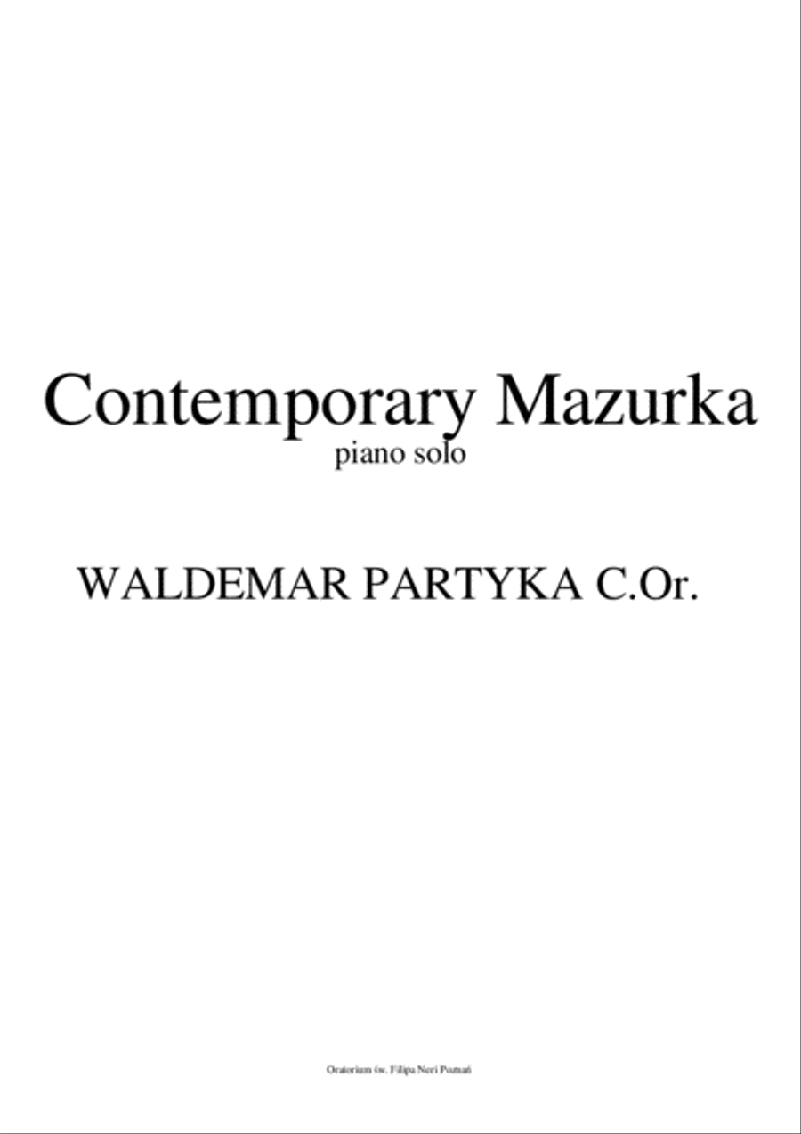 Contemporary Mazurka image number null