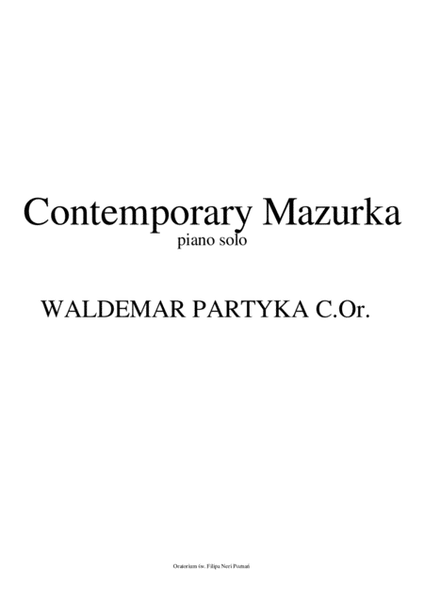 Contemporary Mazurka image number null