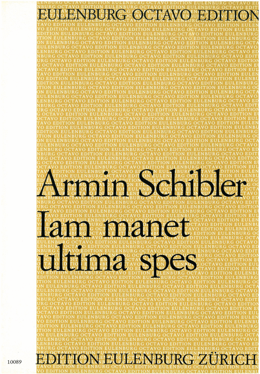 Iam manet ultima spes, 6 pieces for string orchestra
