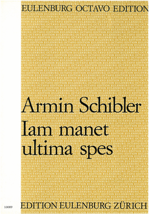 Iam manet ultima spes, 6 pieces for string orchestra