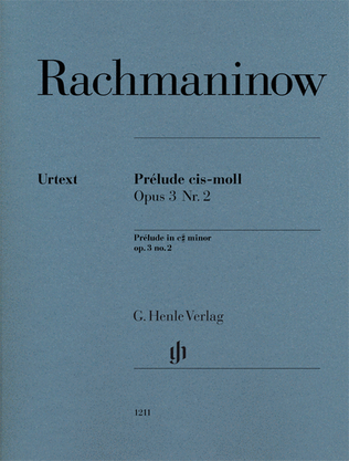 Book cover for Prélude in C-sharp minor, Op. 3, No. 2