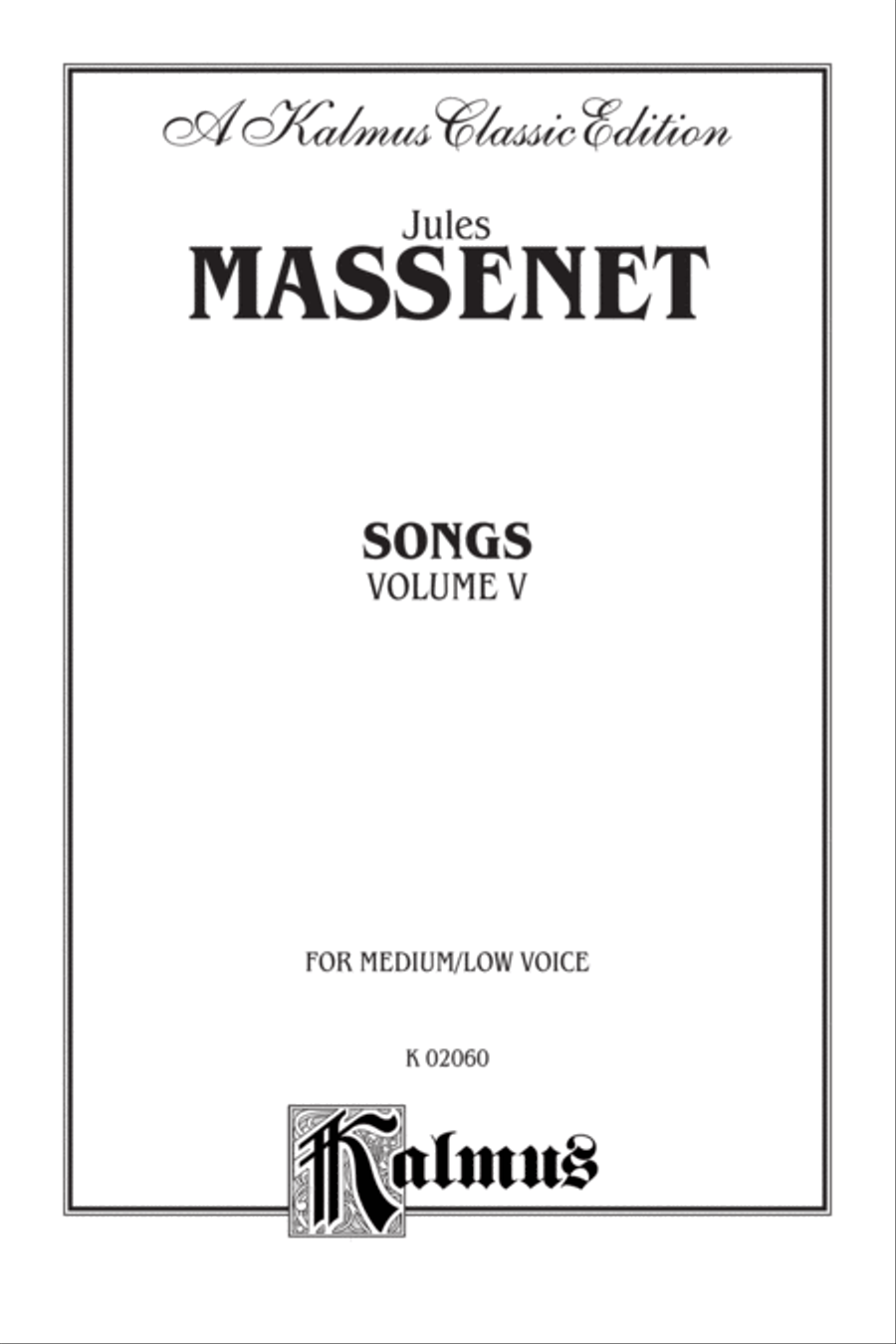 Songs, Volume 5