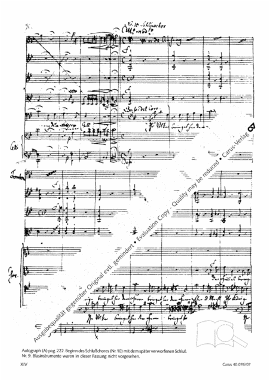 Hymn of Praise, MWV A 18 SSAATB scores gallery preview page 15