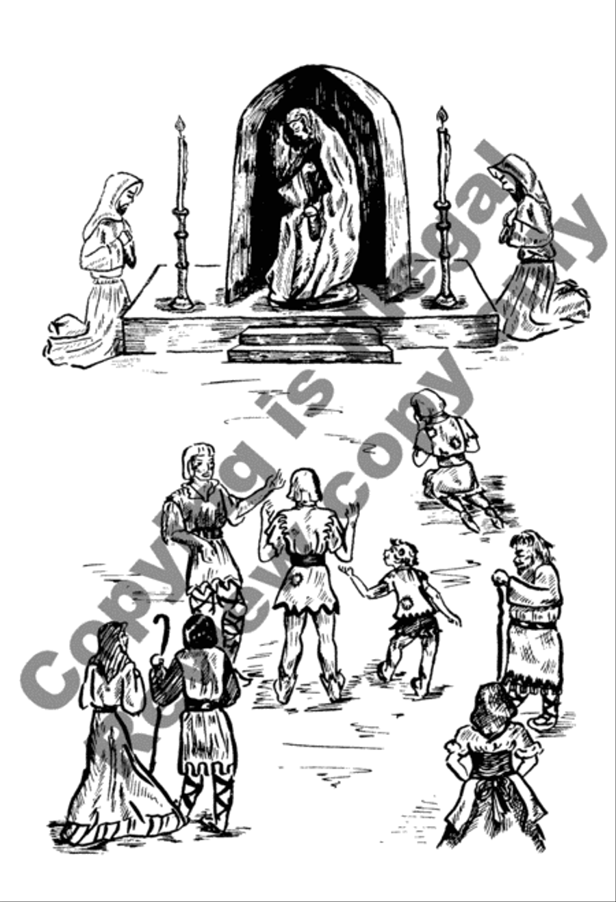The Miracle of the Tumbler Children's Choir scores gallery preview page 3