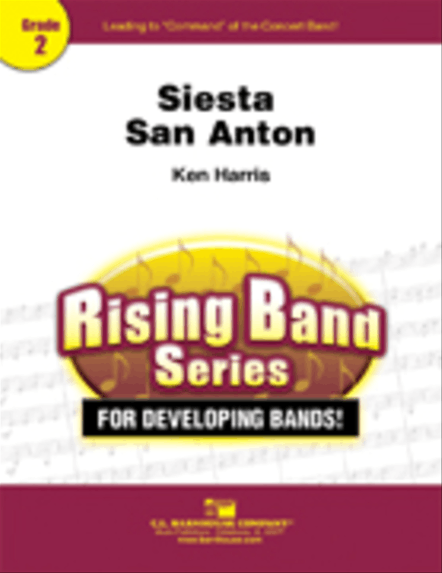 Siesta San Anton Siesta San Anton Concert Band scores gallery preview page 1