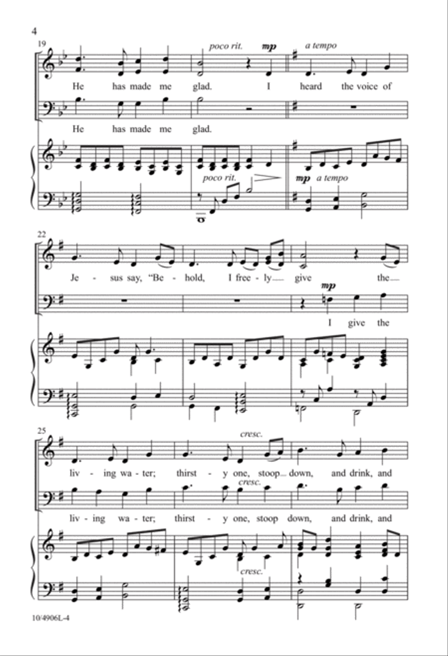Come to Me and Rest 3-Part scores gallery preview page 4