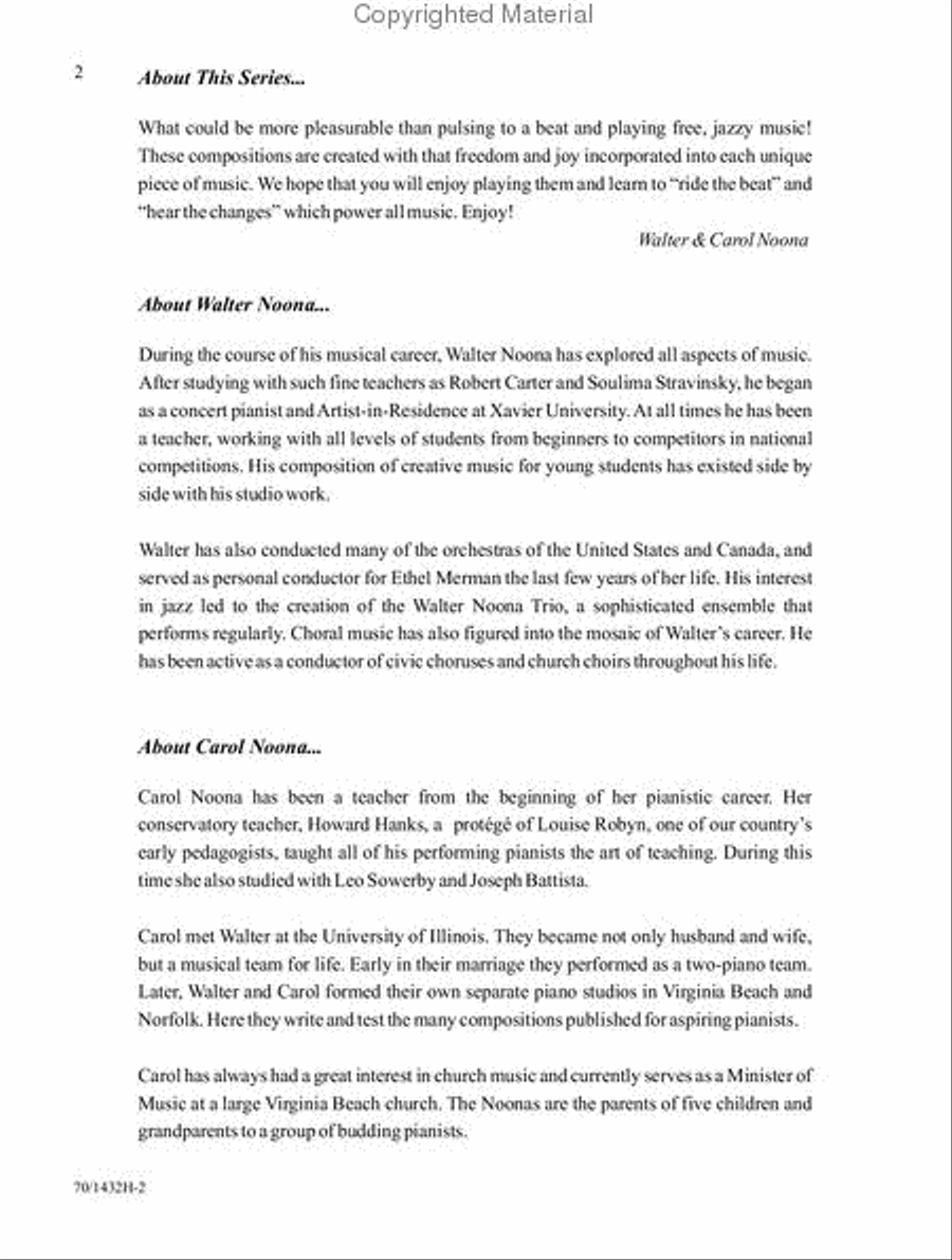 All That Jazz and Pizzazz - Book 3 Easy Piano scores gallery preview page 2