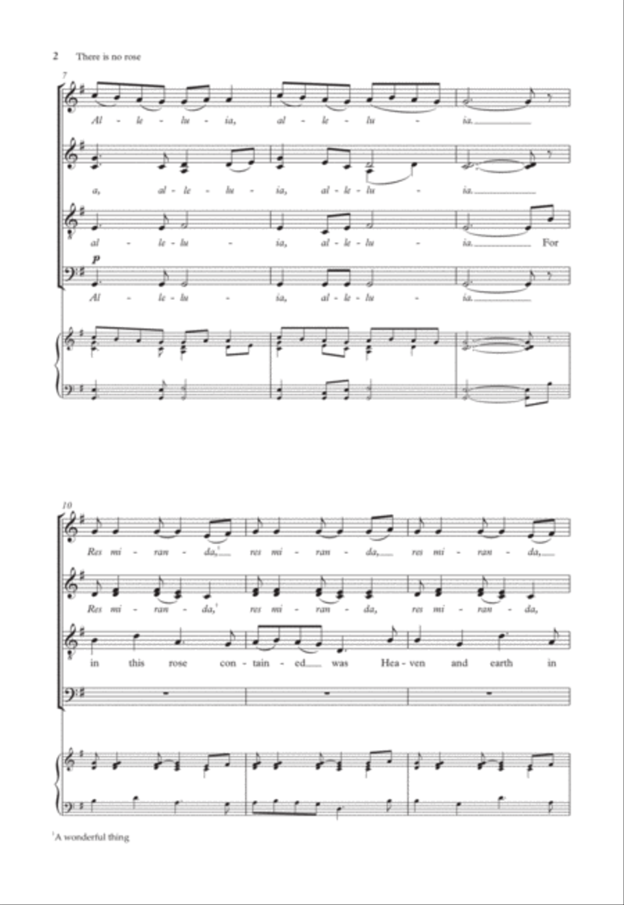 There is no rose There is no rose 4-Part scores gallery preview page 2