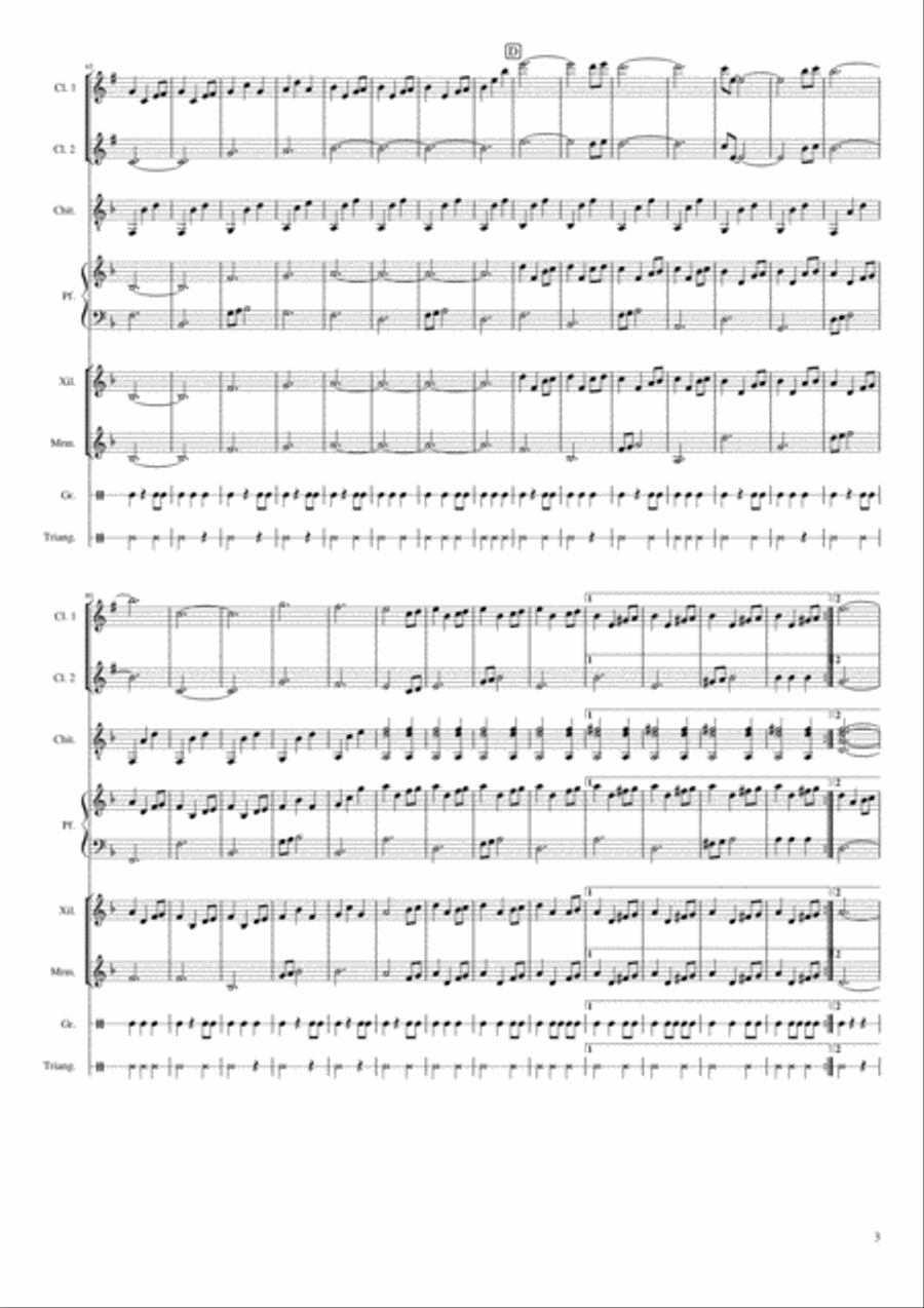 Game Of Thrones Clarinet scores gallery preview page 3