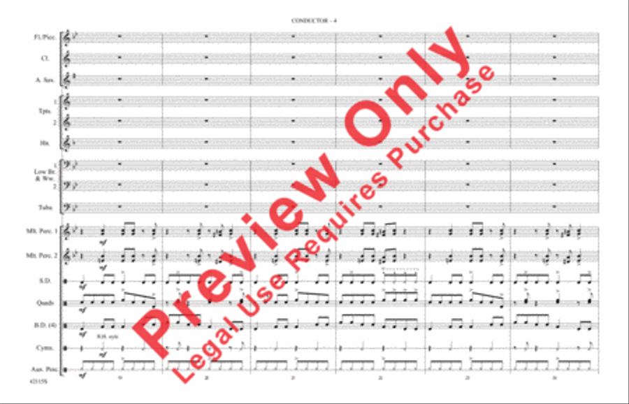 You Ought to Be Having Fun / What Is Hip? Marching Band scores gallery preview page 5