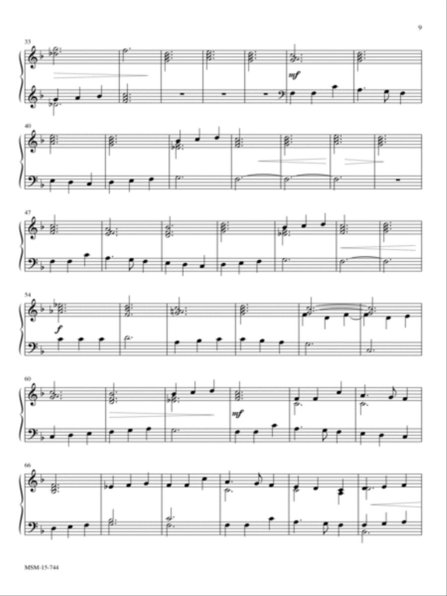 Praise to the Lord Piano Solo scores gallery preview page 2