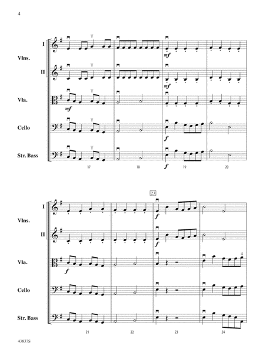Sea Venture: Score String Orchestra scores gallery preview page 4
