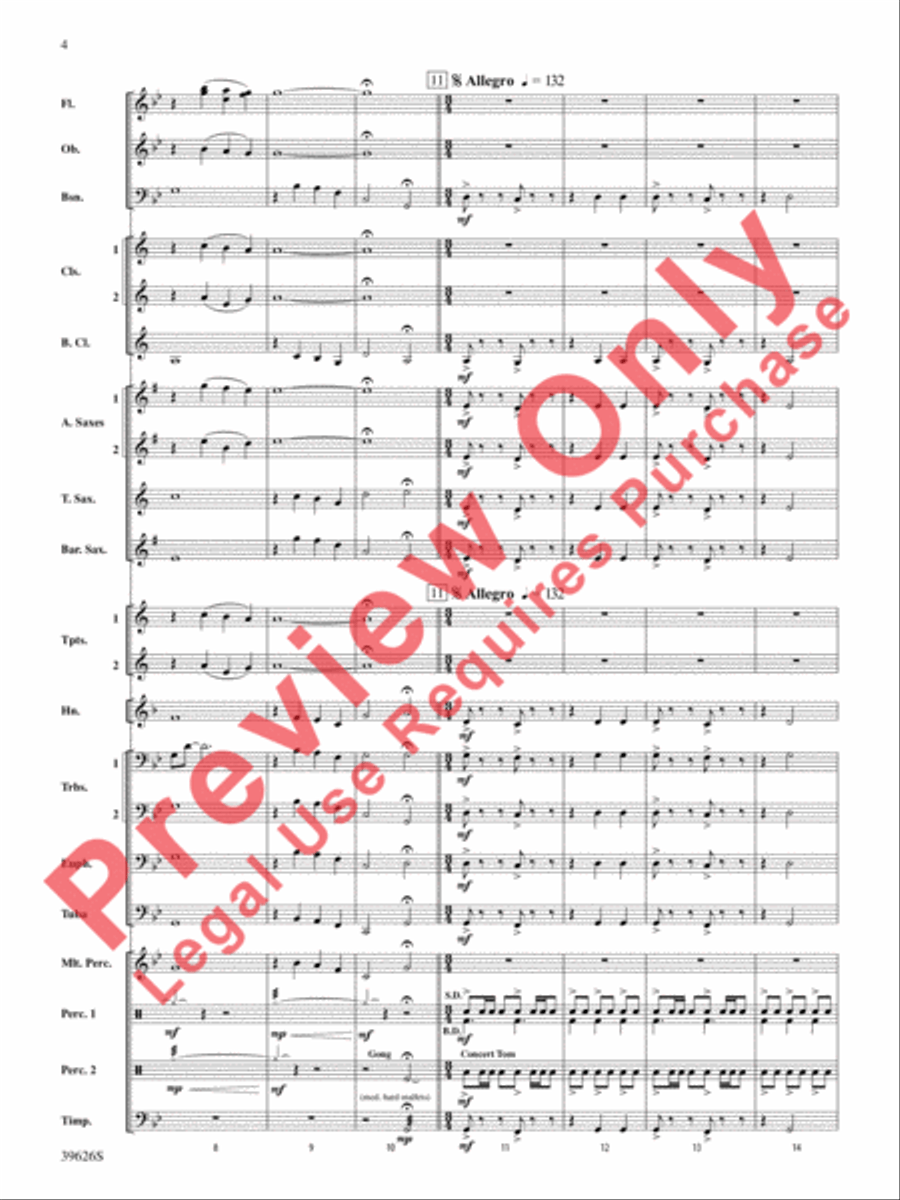 Whiteleaf Hill Whiteleaf Hill Concert Band scores gallery preview page 4