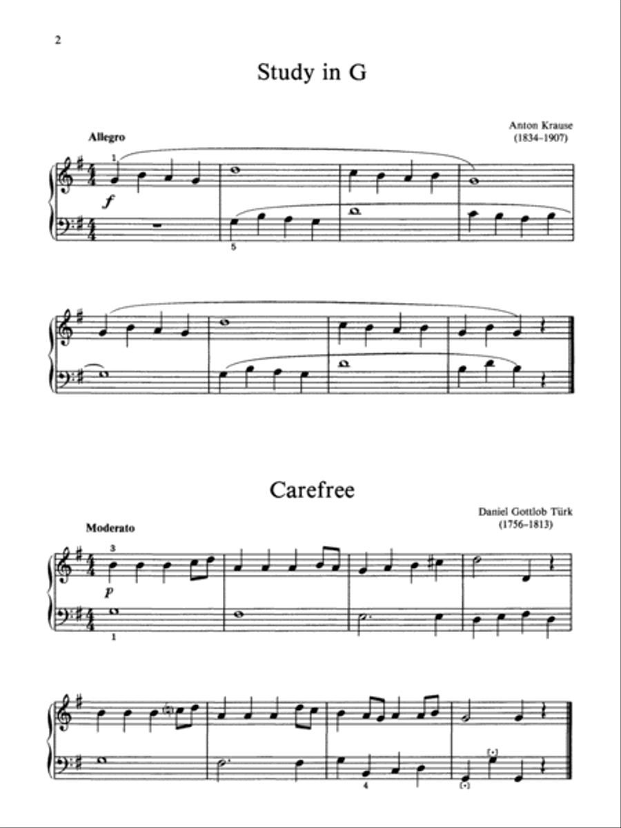 First Steps in Keyboard Literature Piano Solo scores gallery preview page 3