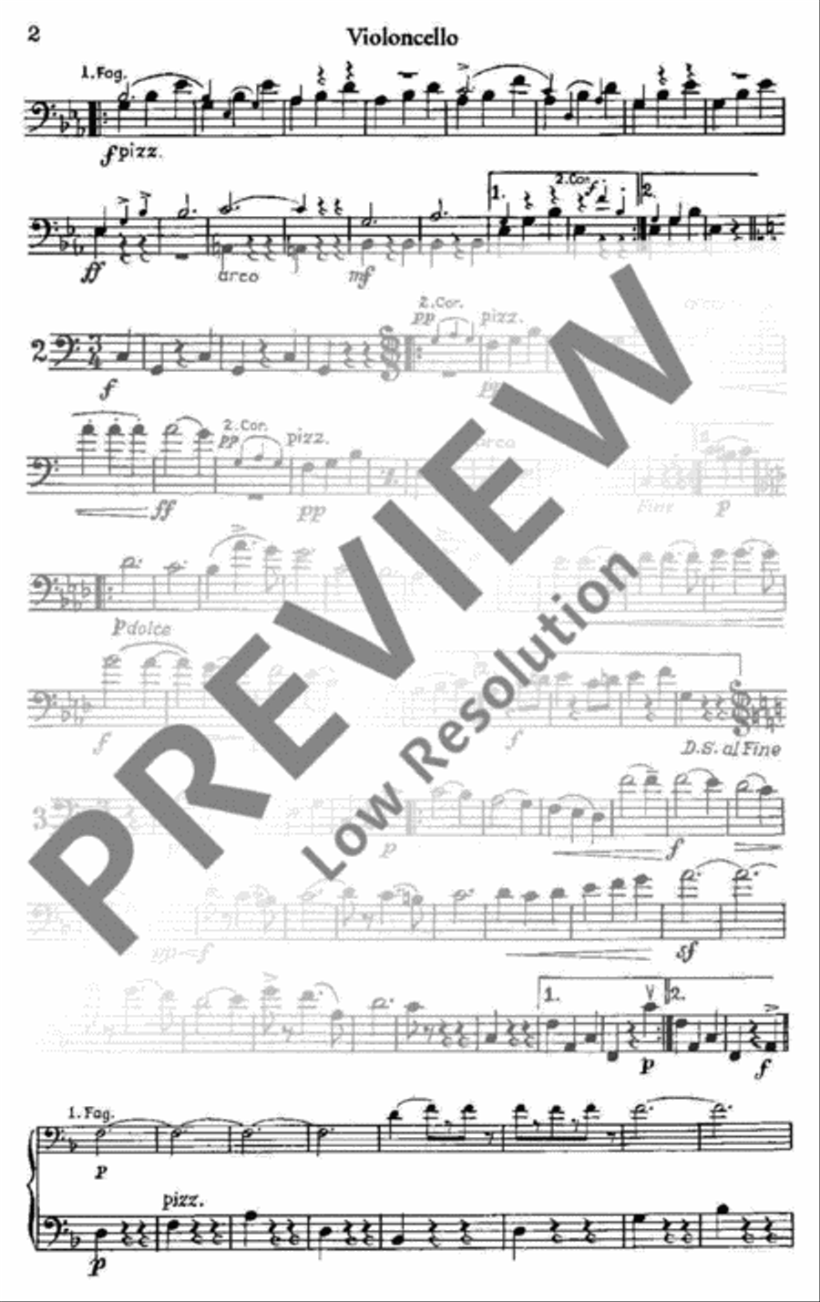 Wein, Weib und Gesang Oboe scores gallery preview page 3