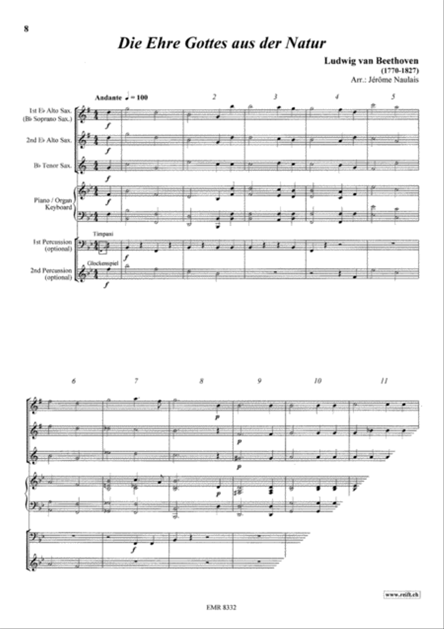 Album Volume 2 Album Volume 2 Saxophone Ensemble scores gallery preview page 4