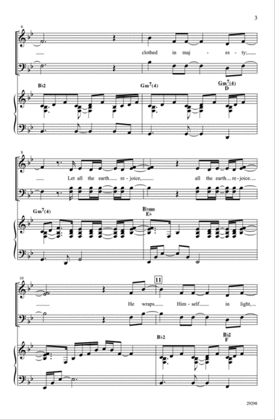 How Great Is Our God 4-Part scores gallery preview page 3
