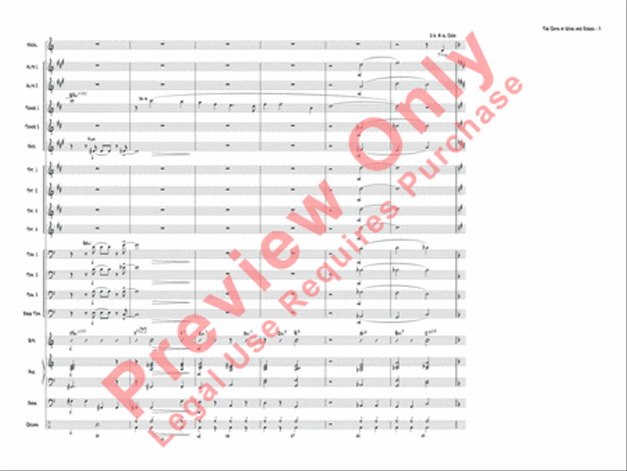 The Days of Wine and Roses Jazz Ensemble scores gallery preview page 12