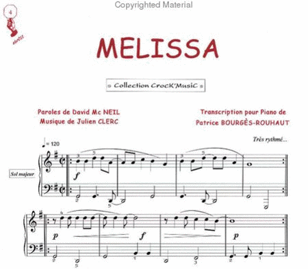 Mélissa (Collection CrocK'MusiC) image number null