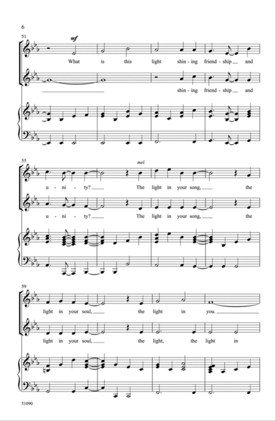 You Are Light Choir scores gallery preview page 5