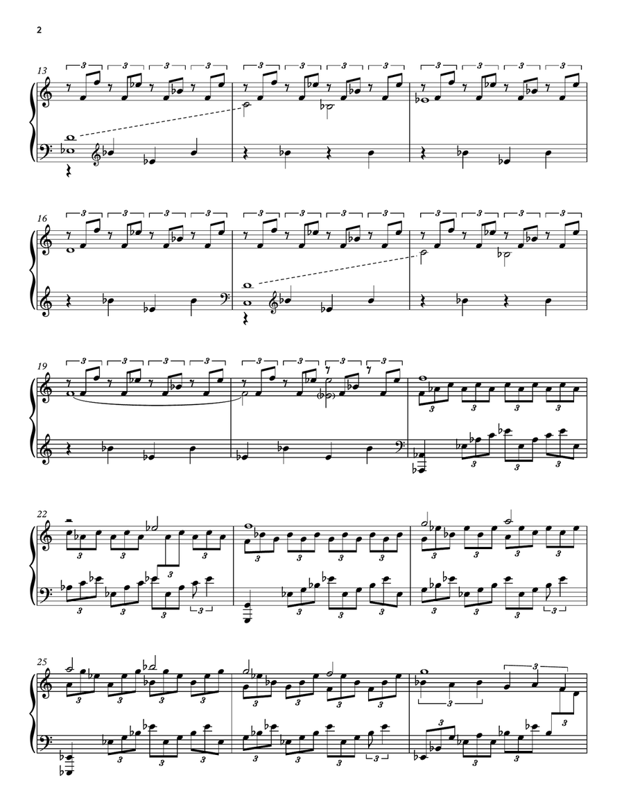 City of Tears (Hollow Knight Piano Collections) Piano Solo scores gallery preview page 5