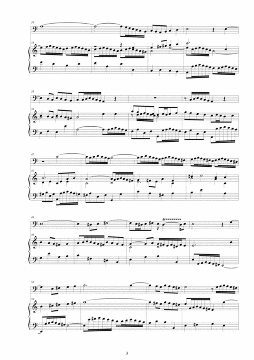 Bach . Aria (Gelobet sei der Herr, mein Gott, mein Heil ) BWV 128 No.2 for Bassoon and Harpsichord image number null