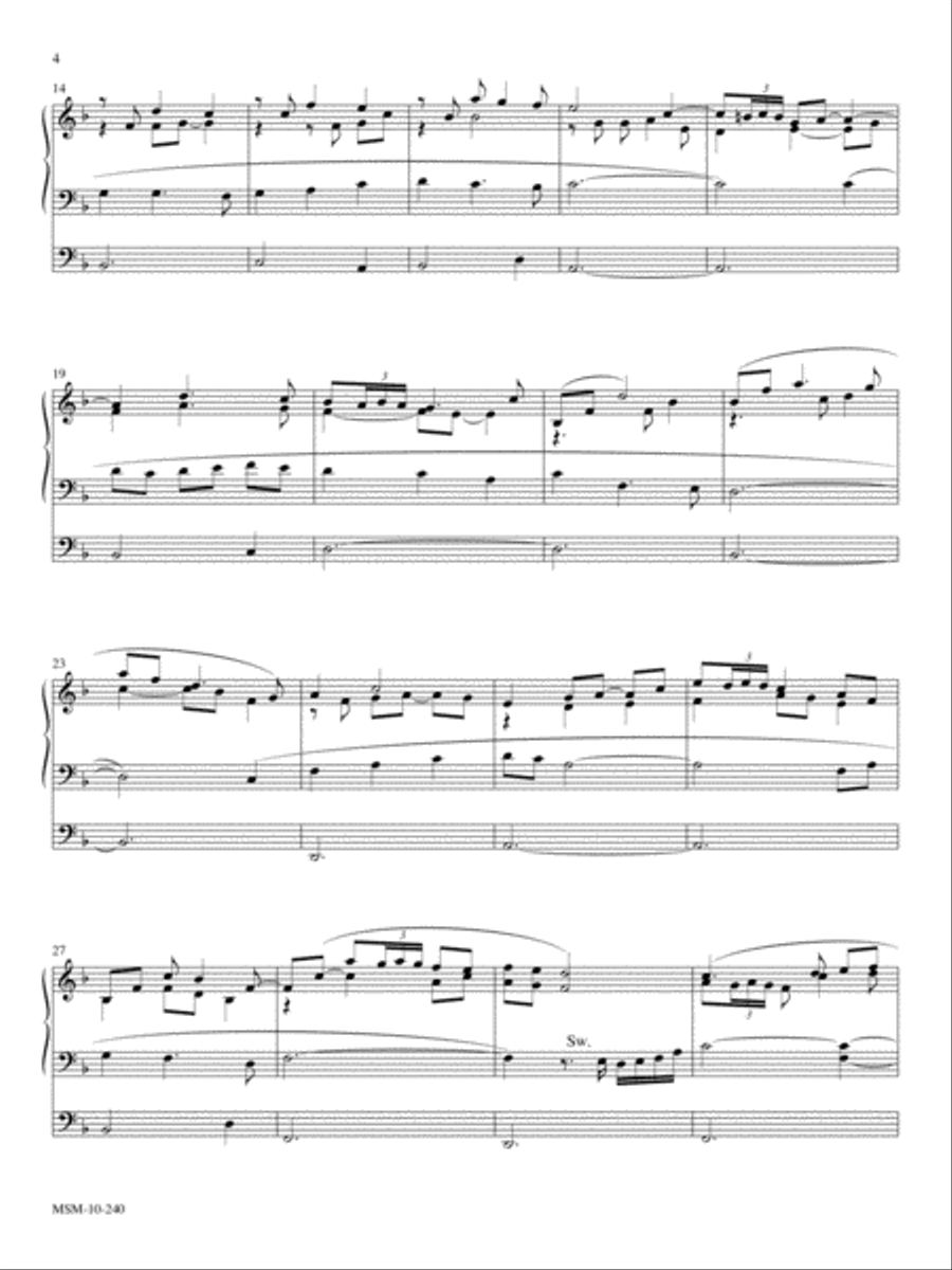 O Love, How Deep: Three Hymn Settings for Organ Organ Solo scores gallery preview page 4