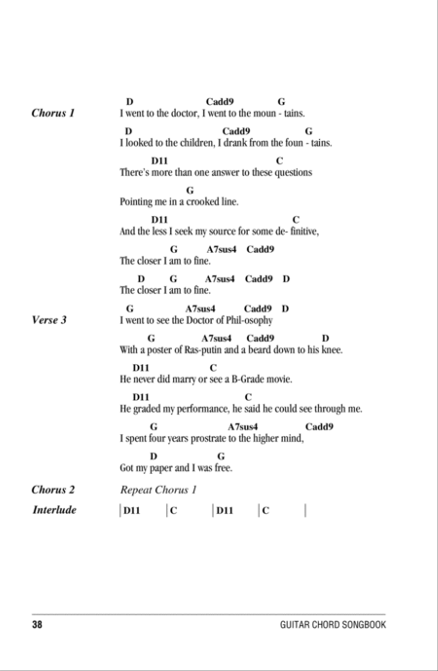 Closer To Fine Acoustic Guitar scores gallery preview page 2