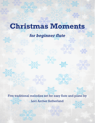 Christmas Moments for beginner flute & piano