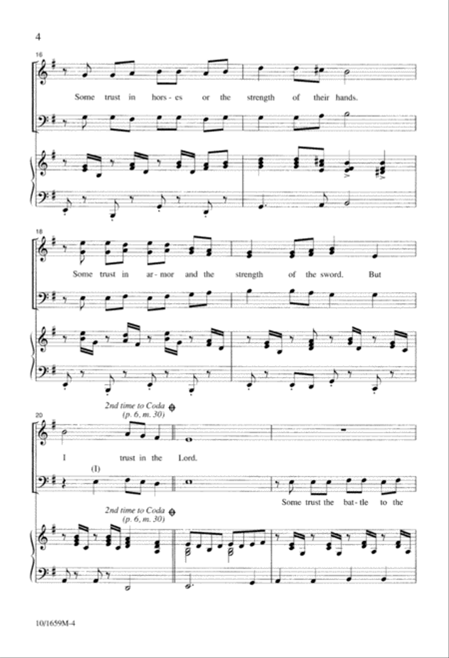 I Trust in the Lord 3-Part scores gallery preview page 4