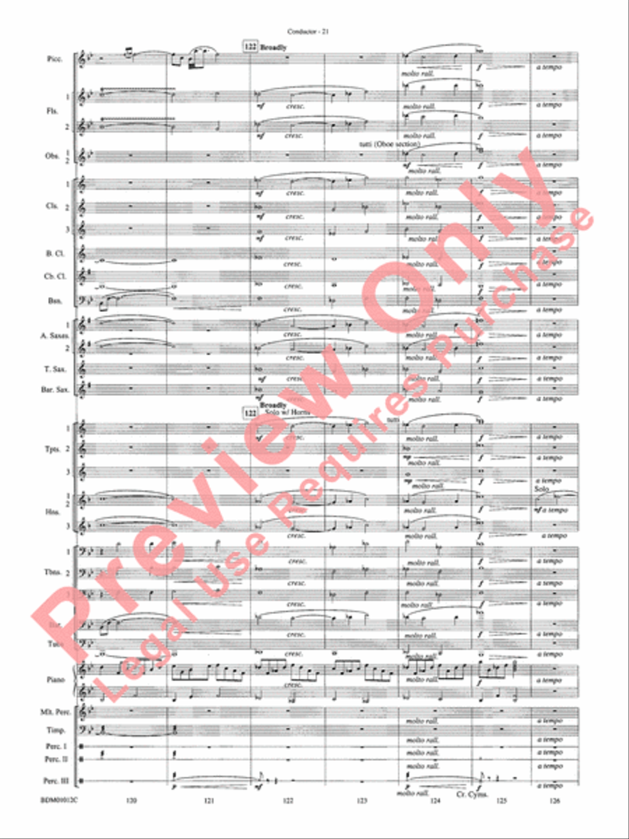 Inchon Concert Band scores gallery preview page 26