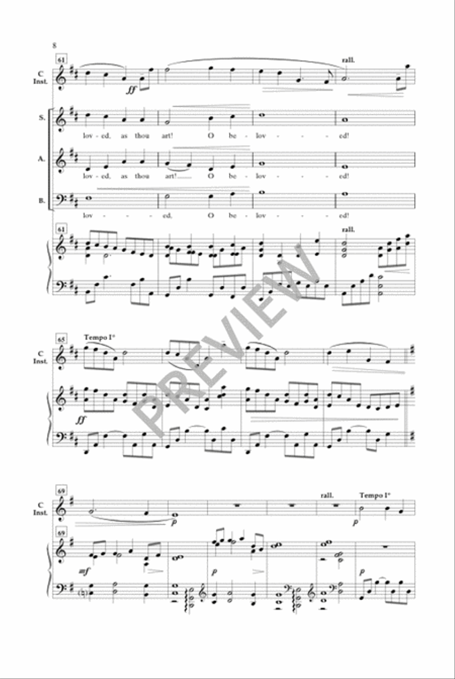 Dreams of Thee 3-Part scores gallery preview page 7