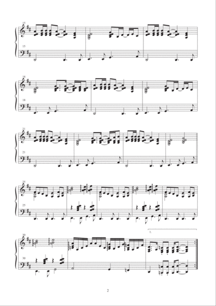 Wild West End Piano Solo scores gallery preview page 2