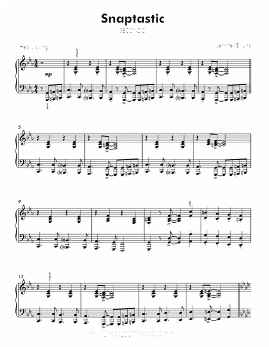 Snaptastic (Mixed Level Duet) Piano Method scores gallery preview page 2