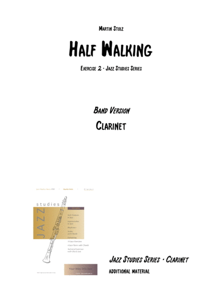 "Half Walking" arranged for clarinet and band image number null