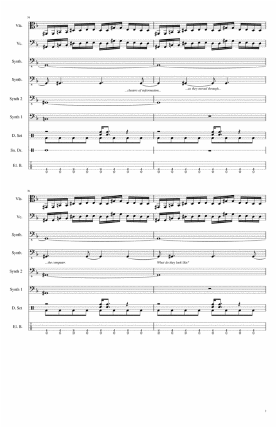 The Game Of Love Bassoon scores gallery preview page 3