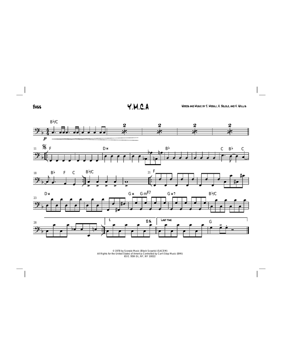 Y.M.C.A. Jazz Ensemble scores gallery preview page 4