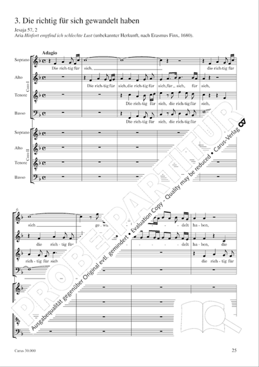 J.L. Bach: The complete motets Choir scores gallery preview page 32