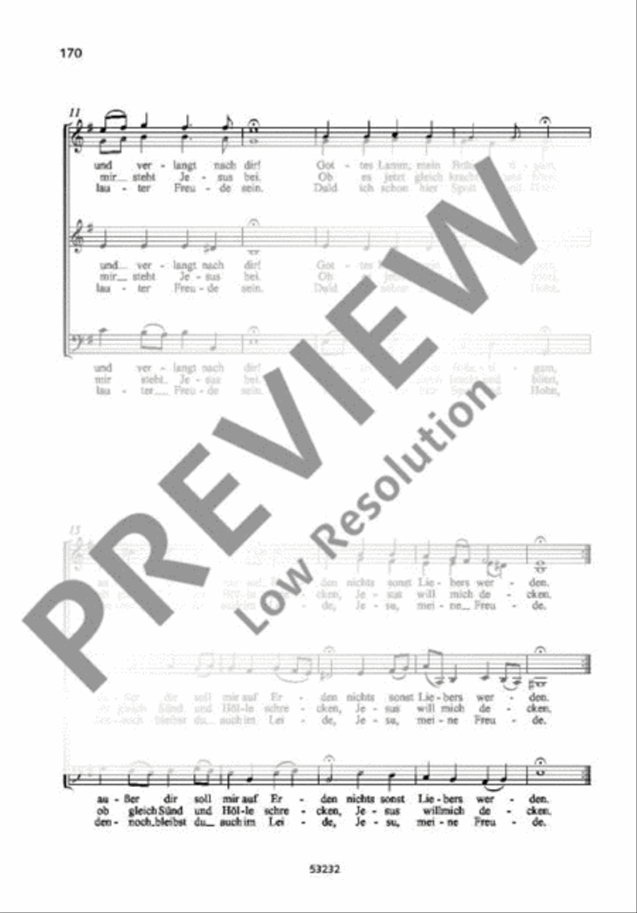 Jesu, meine Freude Jesu, meine Freude A Cappella scores gallery preview page 3