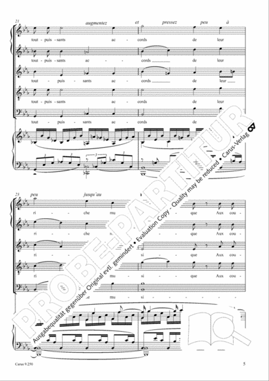 La vie anterieure SSATB scores gallery preview page 6