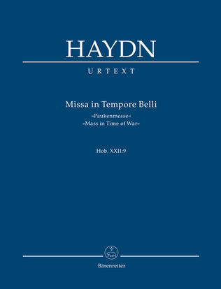 Book cover for Missa in tempore belli Hob.XXII:9 'Mass in Time of War'