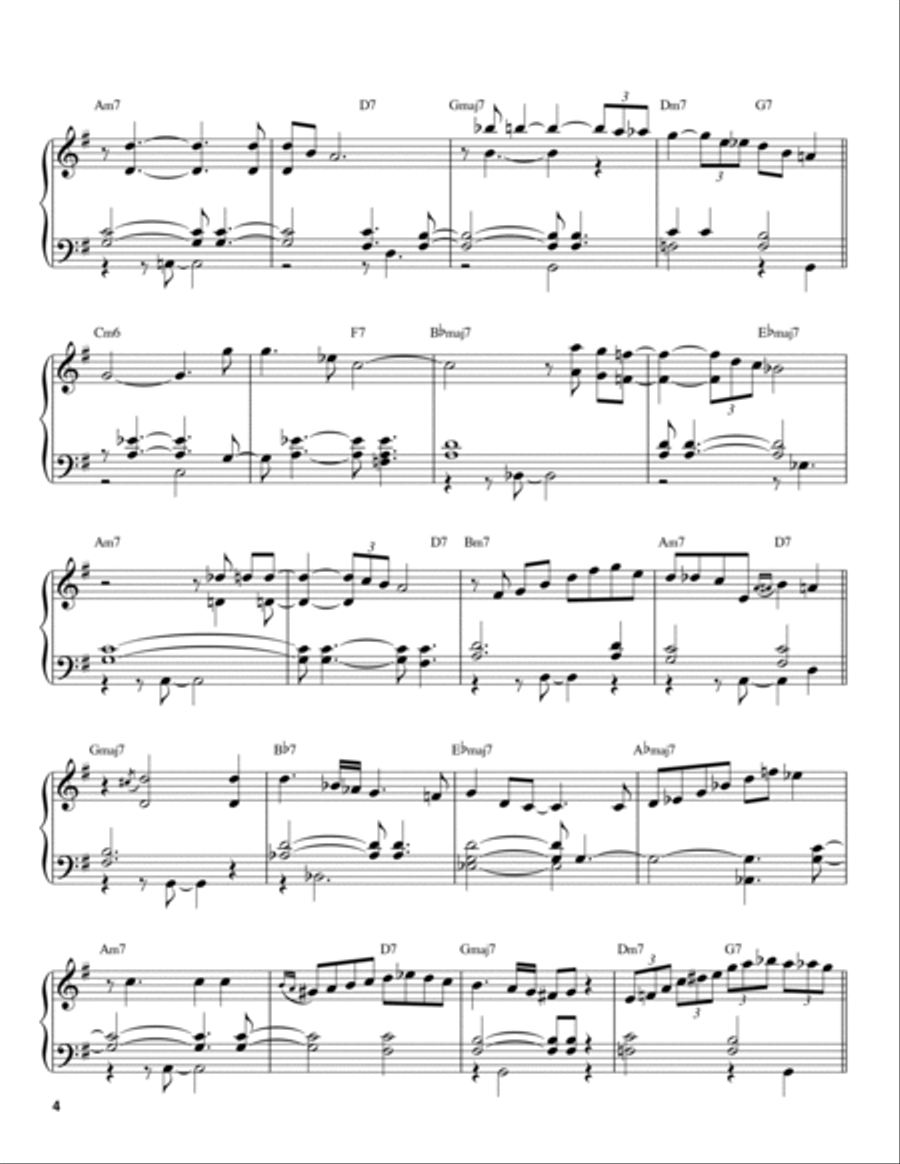 Here's That Rainy Day Piano scores gallery preview page 4
