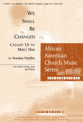 Book cover for We Shall Be Changed