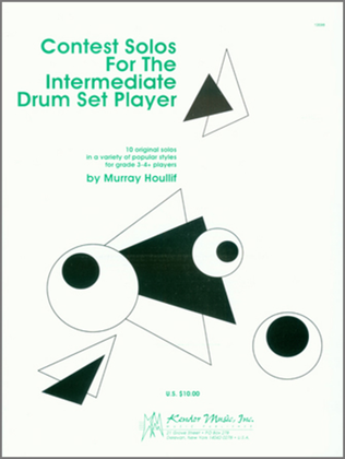 Book cover for Contest Solos For The Intermediate Drum Set Player