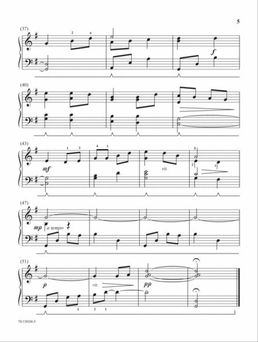 Folk Songs 'n Favorites at Your Fingertips - Book 3 Piano Solo scores gallery preview page 5