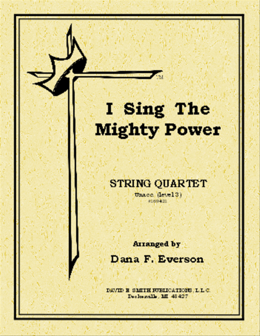 I Sing The Mighty Power I Sing The Mighty Power String Quartet scores gallery preview page 1